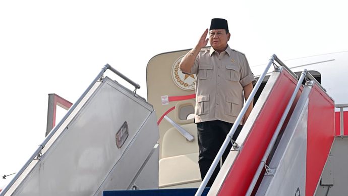 Prabowo Subianto bertolak menuju Cebu, Filipina, pada Kamis, 7 Mei 2026, dalam rangka menghadiri Konferensi Tingkat Tinggi (KTT) ke-48 ASEAN yang berlangsung pada 7-8 Mei 2026