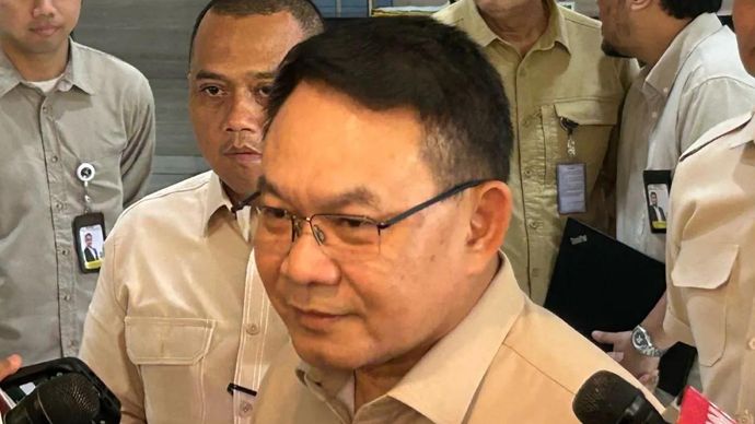 Kepala Kantor Staf Kepresidenan (KSP) Dudung Abdurachman ditemui kantor Staf Kepresiden, Jakarta, Selasa 5 Mei 2026. (ANTARA/Maria Cicilia Galuh)