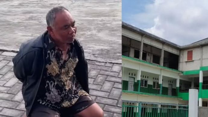 Pengasuh Pondok Ndolo Kusumo, Kabupaten Pati, yang menjadi tersangka kasus pelecehan seksual, Ahsari, akhirnya ditangkap polisi usai melarikan diri.