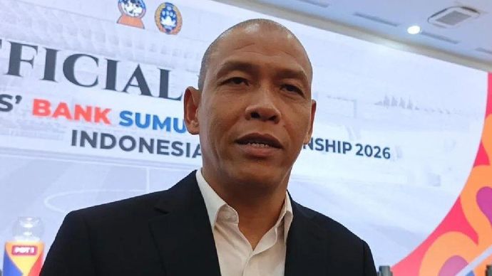 Pelatih tim nasional U19 Indonesia Nova Arianto. (ANTARA/Anggi Luthfi Panggabean)