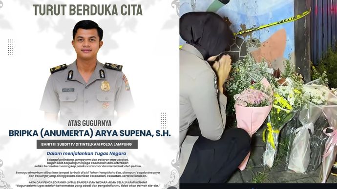 Bripka Arya Supena yang Ditembak Curanmor