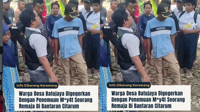 Mayat Remaja Mengambang di Sungai Citarum Gegerkan Warga