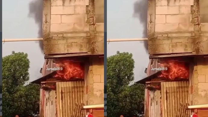 Kebakaran Hantam Rumah di Cengkareng