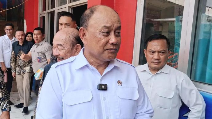 Kepala Badan Gizi Nasional (BGN) Dadan Hindayana meresmikan Satuan Pelayanan Pemenuhan Gizi (SPPG) di Citaringgul, Kecamatan Babakanmadang, Kabupaten Bogor, Jawa Barat, Senin 11 Mei 2026. ANTARA/M Fikri Setiawan