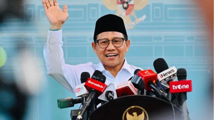 Menteri Koordinator Bidang Pemberdayaan Masyarakat (Menko PM) Muhaimin Iskandar menghadiri rapat terbatas bersama Presiden Prabowo Subianto di Kompleks Istana Kepresidenan, Jakarta, Selasa 12 Mei 2026. (ANTARA/HO-BPMI Sekretariat Presiden)