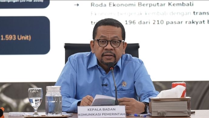 Kepala Bakom RI pada 13 Mei 2026 memaparkan bukti kebangkitan ekonomi di Aceh, Sumut, dan Sumbar yang ditandai dengan beroperasinya 93,3% pasar rakyat serta transaksi e-commerce UMKM yang menembus Rp13,2 triliun.