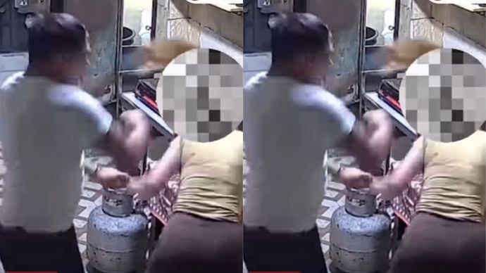 Oknum Polisi Hajar Istri