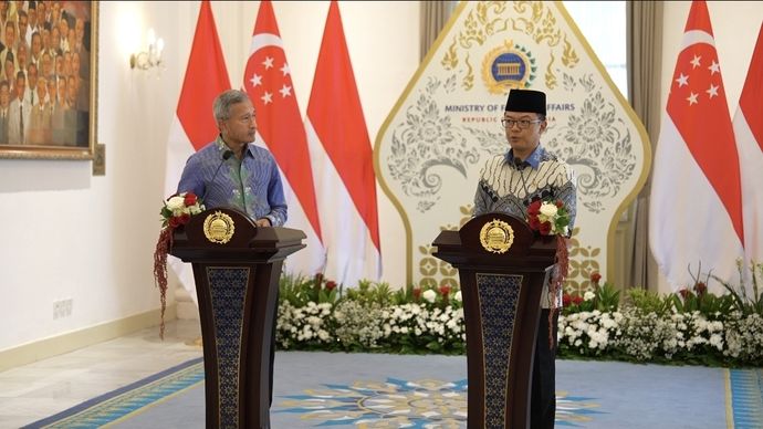 Pertemuan bilateral di Gedung Pancasila mempertegas kolaborasi strategis Indonesia-Singapura dalam mewujudkan ASEAN Power Grid dan ketahanan energi kawasan, Selasa 12 Mei 2026.