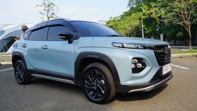 Suzuki Fronx SGX Hybrid menggunakan mesin K15C 1.462 cc dengan teknologi Smart Hybrid Vehicle by Suzuki (SHVS). (Foto: Toga Ibnu Pratama/NTV)