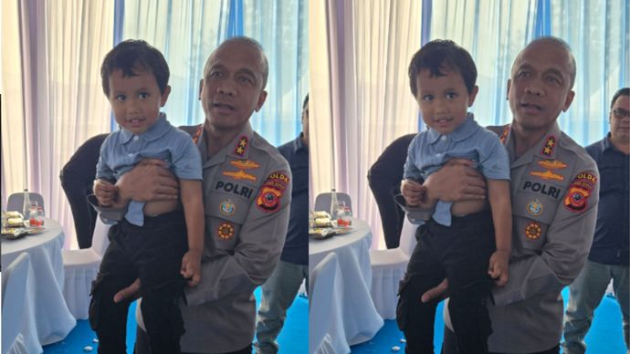 Ada yang tampak berbeda di Kegiatan Panen Raya Ketahanan Polri di Indramayu, Jawa Barat, Sabtu, 16 Mei 2026, hadir Bocah kecil berusia 3 Tahun bernama Ulil Albab Presisi atau Ulil Presisi yang sebelumnya telah Viral diacara Polisi Sahabat Anak yg digelar Satlantas Polresta Bogor Kota beberapa waktu lalu. 