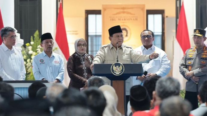Presiden Prabowo Subianto meresmikan Museum Marsinah dan Rumah Singgah, di Kabupaten Nganjuk, Jawa Timur, Sabtu, 16 Mei 2026. (Foto: Dok/Istimewa/Bakom RI))