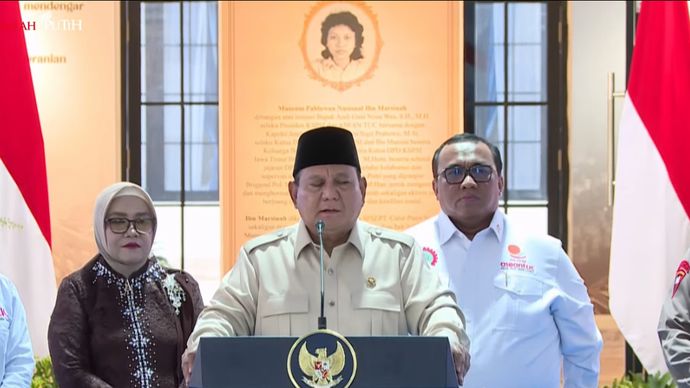 Presiden RI Prabowo Subianto di Peresmian MuseumMarsinah di Desa Nglundo, Nganjuk, Jawa Timur