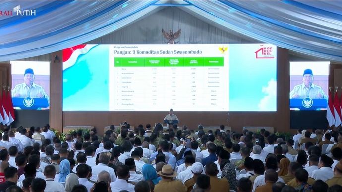 Presiden RI Prabowo Subianto meresmikan operasional 1.061 Koperasi Desa/Kelurahan Merah Putih dalam agenda nasional yang digelar di Kabupaten Nganjuk