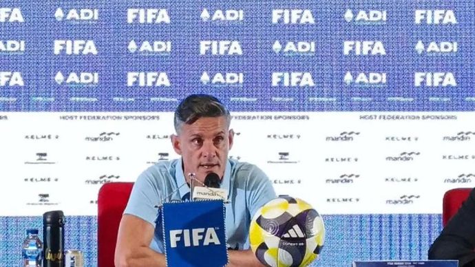 Pelatih timnas Indonesia John Herdman. ANTARA/Zaro Ezza Syachniar.