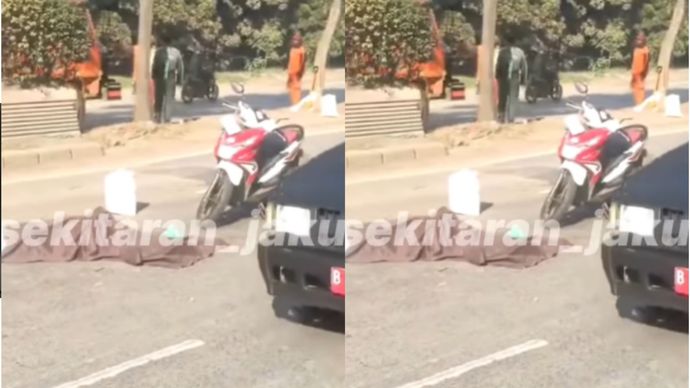 Kamis 21 Mei 2026 sekitar pukul 08.00 WIB Seorang pria pengendara motor beat dengan nopol G 3373 RT meninggal dunia usai mengalami kecelakaan dengan sebuah mobil kontainer di Jalan Raya Akses Marunda 