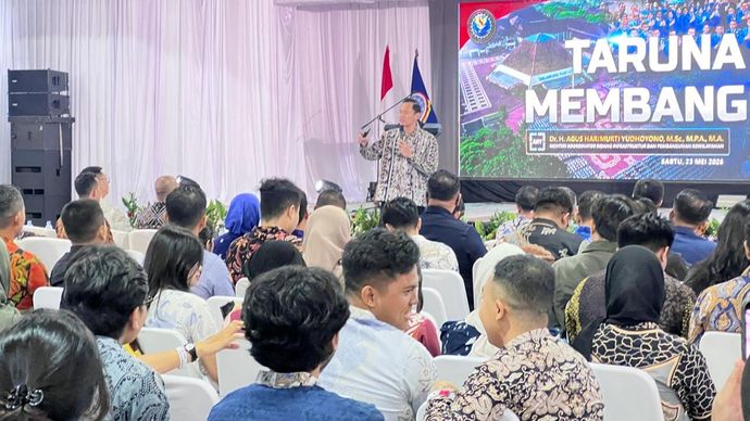 Menteri Koordinator Bidang Infrastruktur dan Pembangunan Kewilayahan Agus Harimurti Yudhoyono (AHY). 