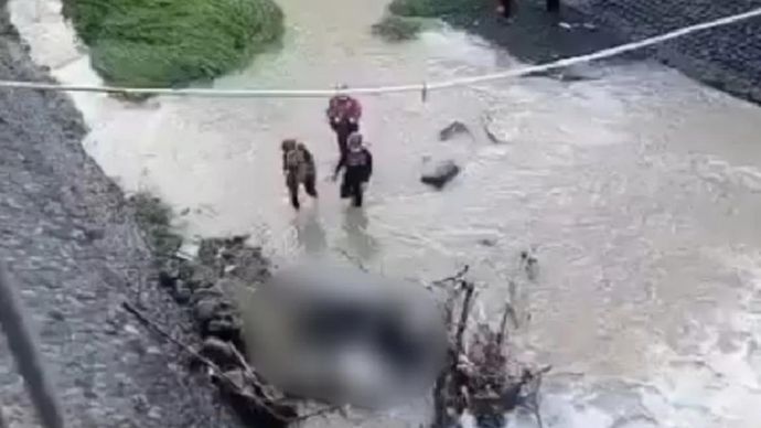 Jenazah atlet remaja yang sebelumnya hilang. 