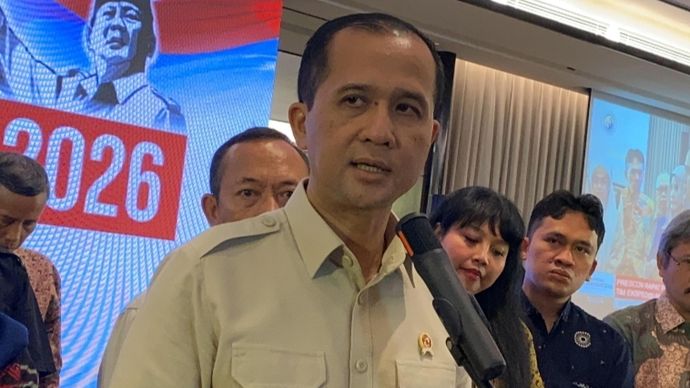 Menteri Transmigrasi Muhammad Iftitah Sulaiman