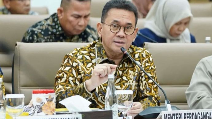 Menteri Perdagangan (Mendag) Budi Santoso menghadiri Rapat Kerja bersama Komisi VI DPR RI di Kompleks Parlemen MPR/DPR, Jakarta, Selasa (26/5/2026). (ANTARA/HO-Kemendag)