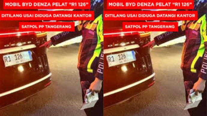 Mobil BYD Denza Pakai Pelat R1 126