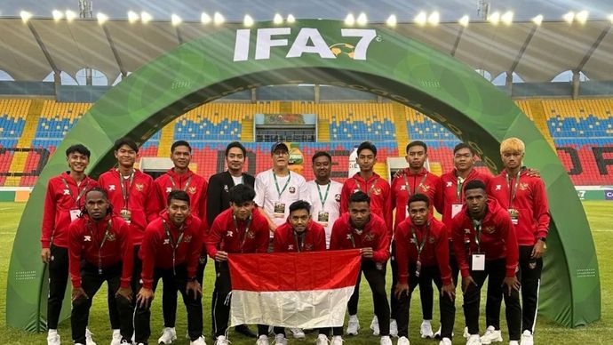 Tim IFA7 Indonesia saat tampil di perempat final IFA7 World Championship 2026 yang berlangsung di Honduras, Jumat (29/5/2026). (Foto: ANTARA/HO-Indonesia IFA7) 