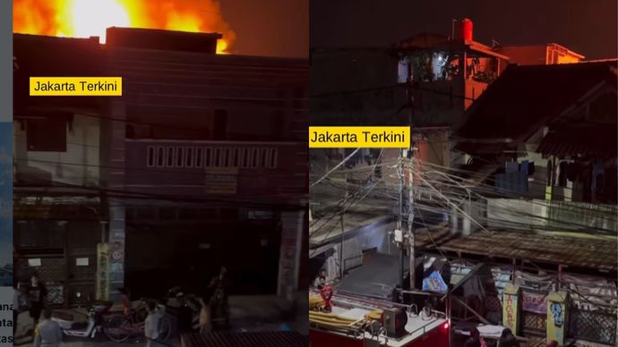 Kebakaran Hantam 30 Rumah di Johar Baru