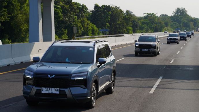 edia Drive Wuling Eksion PHEV menguji performa SUV hybrid 7-seater dari Jakarta hingga Yogyakarta, pada 3-5 Juni 2026. (Foto: Dok/Istimewa/Wuling Motors)