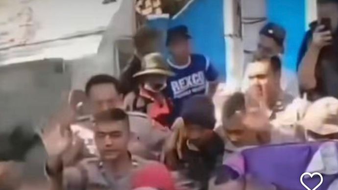Guru ngaji di Ciwidey, Kabupaten Bandung diamankan polisi. 