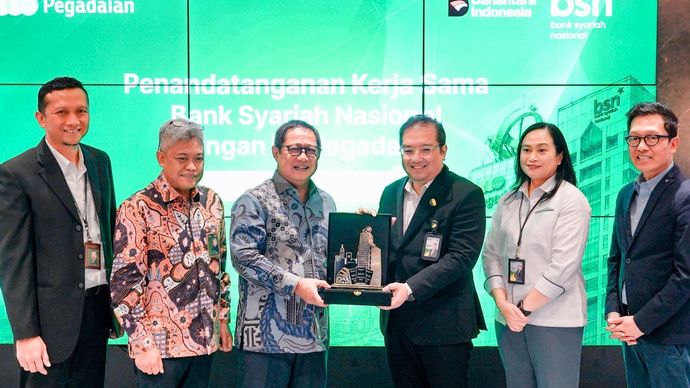 Perkokoh Sinergi Ekosistem Syariah, Pegadaian dan Bank Syariah Nasional Kolaborasi Dalam Pendanaan dan Integrasi Layanan Digital