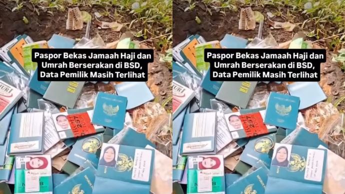 Paspor Berserakan di BSD