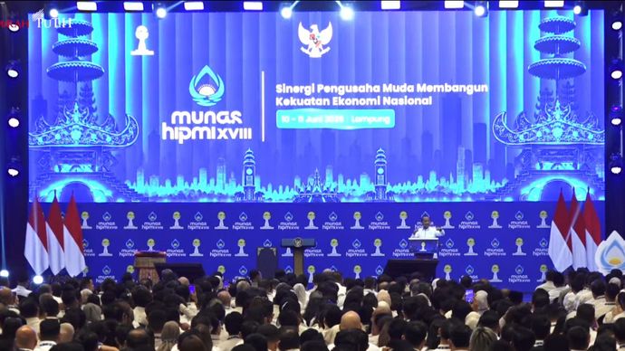 Menteri Energi dan Sumber Daya Mineral (ESDM) sekaligus Ketua Dewan Kehormatan Himpunan Pengusaha Muda Indonesia, Bahlil Lahadalia