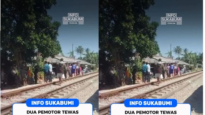 Wanita dihantam kereta Api