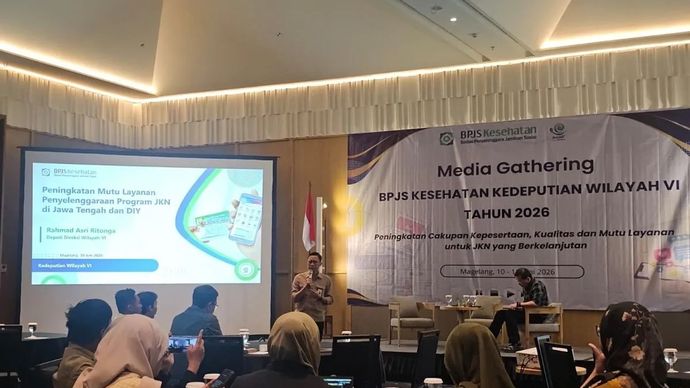 Deputi Direksi Wilayah VI BPJS Kesehatan Rahmad Asri Ritonga di Magelang, Rabu, 10 Juni 2026.