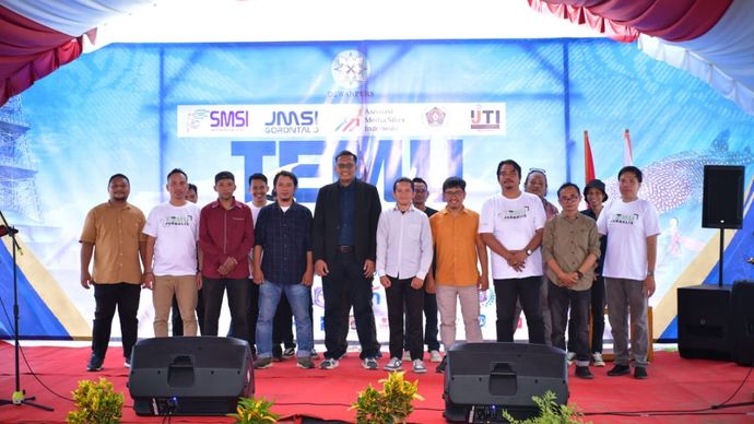 AMSI Gorontalo Resmi Dilantik di Tengah Temu Jurnalis 2026, Perkuat Kolaborasi dan Lawan Disinformasi.