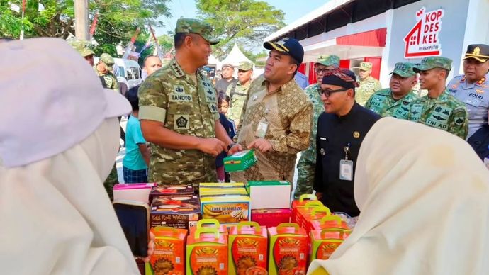 Wapang TNI Tinjau Koperasi Merah Putih di Lamongan, Blora, dan Bojonegoro