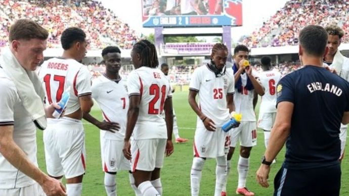 Timnas Inggris kemalingan jelang lawan Kroasia di Piala Dunia 2026. (Foto: Instagram Tim Nasional Inggris)