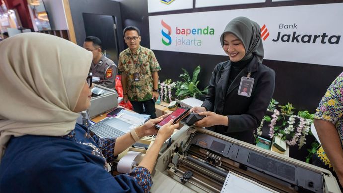 Kolaborasi Bank Jakarta &amp; Bapenda DKI Jakarta di Jakarta Fair Bisa Bayar Pajak