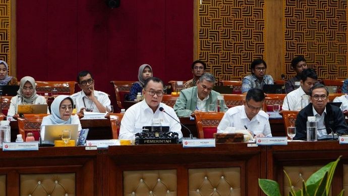 Kepala BRIN, Prof. Arif Satria, Dalam Rapat Dengar Pendapat (RDP) bersama Komisi X DPR RI di Jakarta. (Foto: Dok/Istimewa)