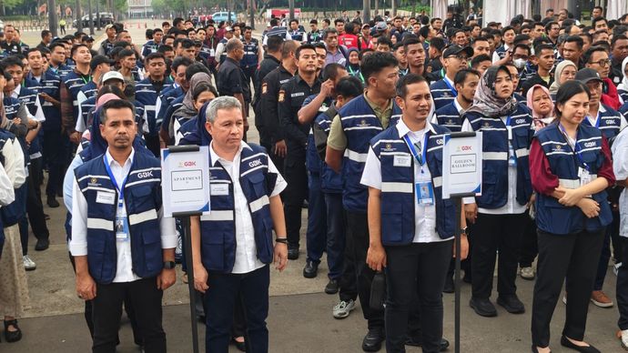 Apel 300 personel gabungan dari Pusat Pengelolaan Komplek Gelora Bung Karno (PPKGBK), Kementerian Sekretariat Negara, Tim Kuasa Hukum, serta Kantor Jasa Penilai Publik (KJPP) dipersiapkan untuk menjadi tim pencatatan dan dokumentasi aset saat eksekusi Hotel Sultan, Senin, 15 Juni 2026.