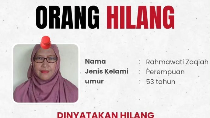 Wanita hilang di Bogor. 