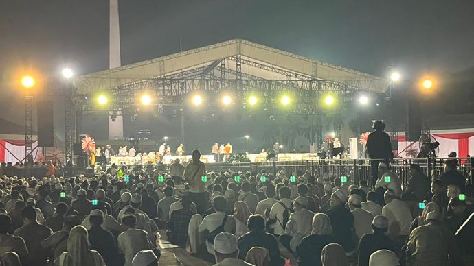 Haul Akbar Ulama dan Habaib Betawi di Monas 