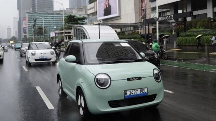 Changan Lumin saat berada di jalanan perkotaan. (Foto: Dok/Istimewa)  