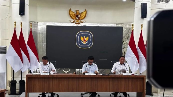 Konferensi pers Badan Pemulihan Aset Kejaksaan Agung di Jakarta, Rabu, 24 Juni 2026.