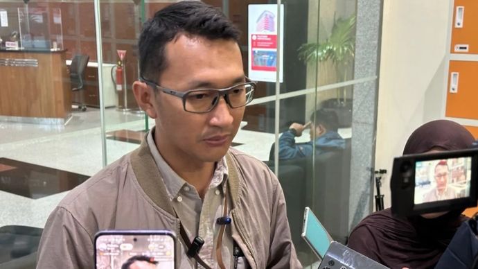 Juru Bicara Komisi Pemberantasan Korupsi Budi Prasetyo memberikan keterangan di Gedung Merah Putih KPK, Jakarta, Rabu, 17 Juni 2026