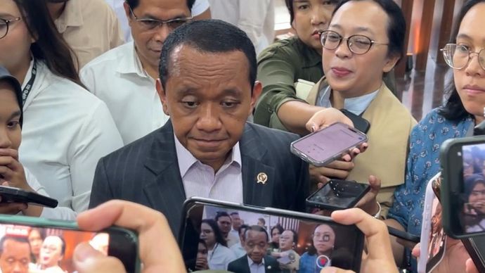 Menteri ESDM Bahlil Lahadalia. 