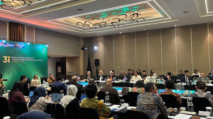 Indonesia menjadi tuan rumah penyelenggaraan The 31st Senior Officials Meeting (SOM) of the Council of Palm Oil Producing Countries (CPOPC) di Jakarta.  
