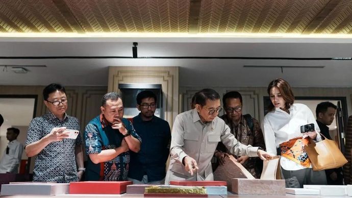 Menteri Kebudayaan Fadli Zon saat melakukan pertemuan dengan Badan Perfilman Indonesia (BPI) yang digelar di Jakarta, Senin, 29 Juni 2026.