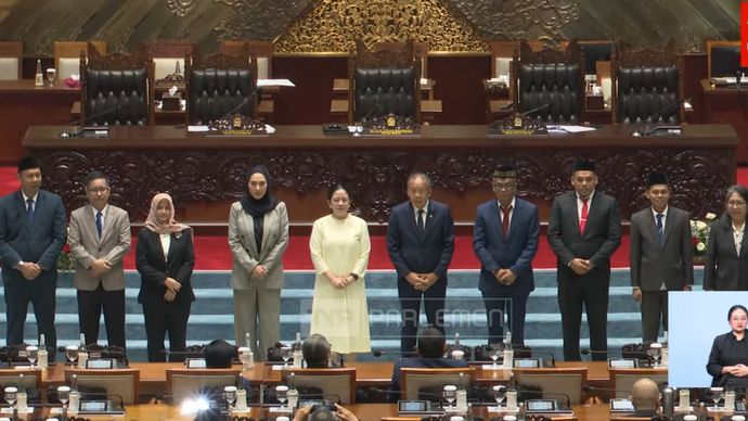 Rapat paripurna DPR setujui anggota Komisi Informasi Pusat periode 2026-2030. 
