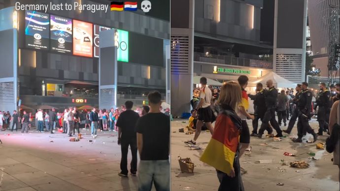 Rusuh Setelah Menonton Pertandingan Jerman vs Paraguay
