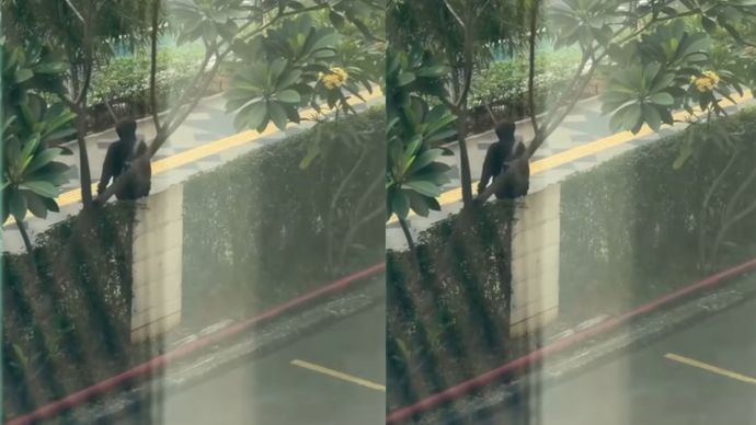 Copet di Kawasan LRT Setiabudi Kuningan